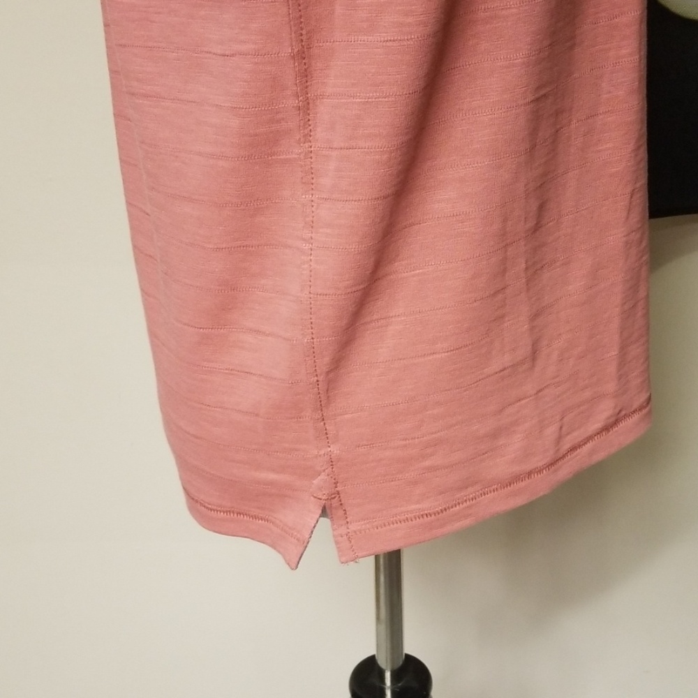 NWT Paper Cloth and Denim V Neck Short Sleeve Top - Picture 3 of 6